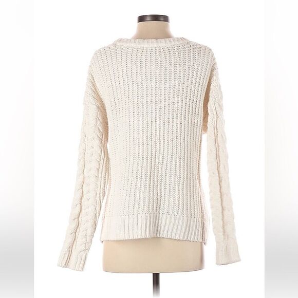 Universal Thread Cream Cable Knit Sweater XS - Picture 2 of 5
